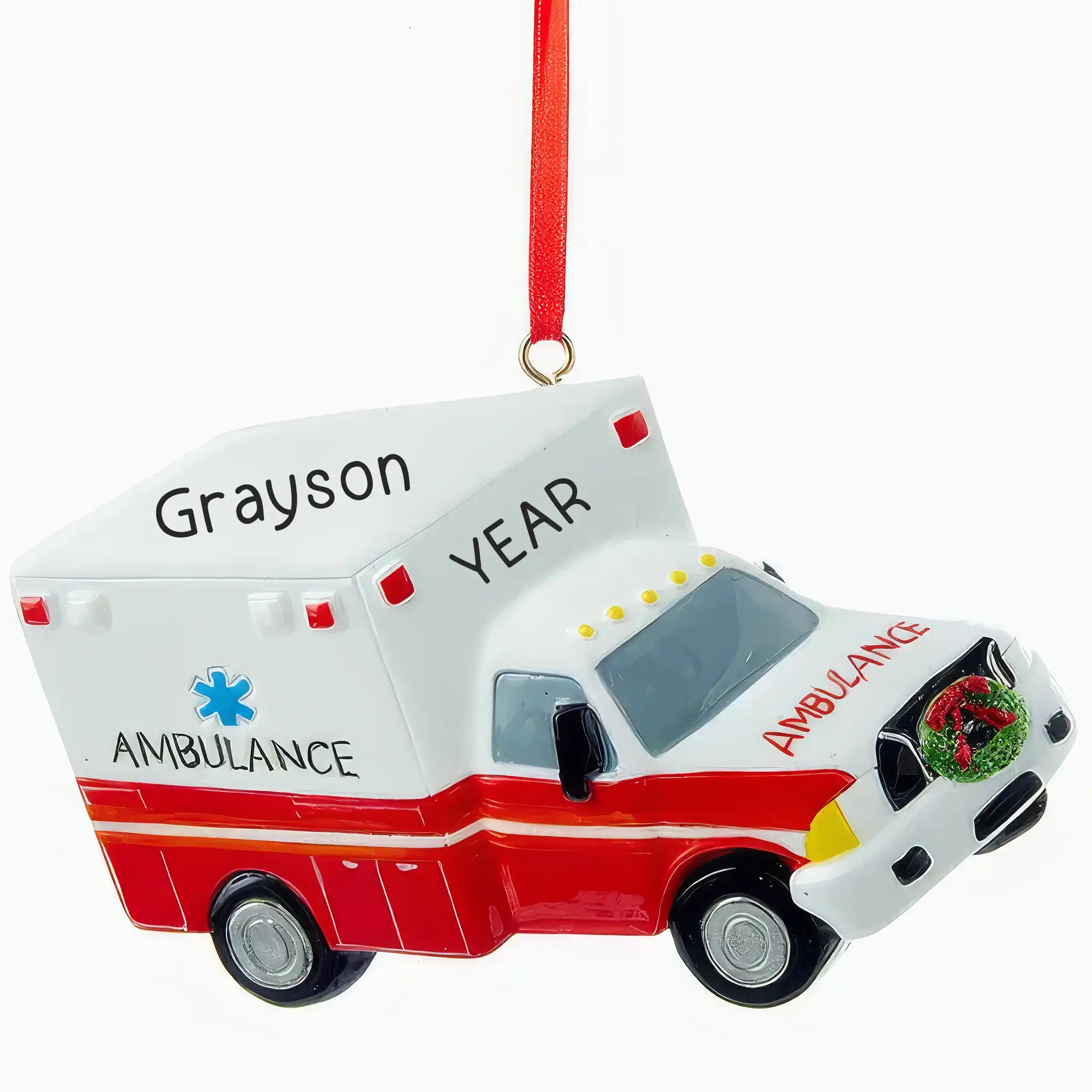 Ambulance Personalized Ornament
