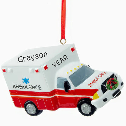 Ambulance Christmas Ornament