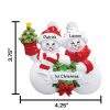 Snowmen Personalized Christmas Ornament