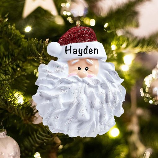 Personalized Santa Beard Christmas Ornament