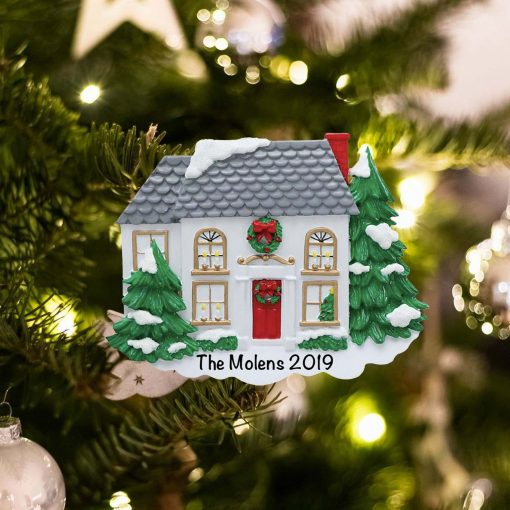 Personalized White House Christmas Ornament