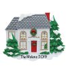 Traditional Winter Home Personalized Christmas Ornament