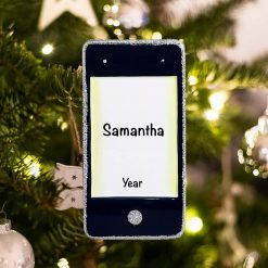 Personalized iPhone Christmas Ornament