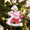 Personalized Rocking Horst Babys First Christmas Ornament