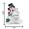 Family First Christmas Personalized Christmas Ornament