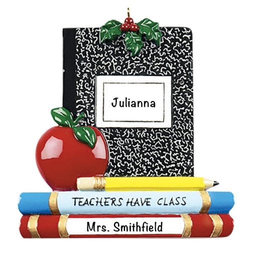 Teachers Have Class Personalized Christmas Ornament