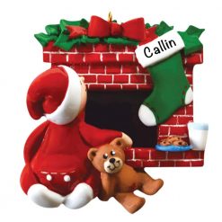 Waiting For Santa Personalized Christmas Ornament