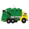 Garbage Truck Personalized Christmas Ornament