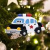 Personalized Police Car Toy Christmas Ornament