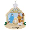 Nativity Personalized Christmas Ornament