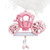 Princess Carriage Personalized Christmas Ornament - Blank