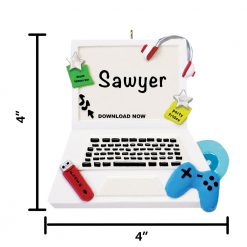 Video Games Personalized Christmas Ornament