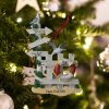 Personalized Beach Gate Christmas Ornament