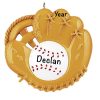 Baseball Catch Personalized Christmas Ornament