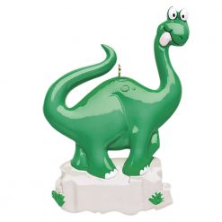Dinosaur Personalized Christmas Ornament - Blank