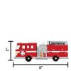 Fire Engine Personalized Christmas Ornament