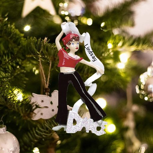 Personalized Dance Girl Christmas Ornament