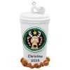 Coffee Lover Personalized Christmas Ornament