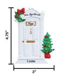 New Apartment Personalized Christmas Ornament
