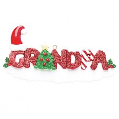 Grandpa Personalized Christmas Ornament - Blank