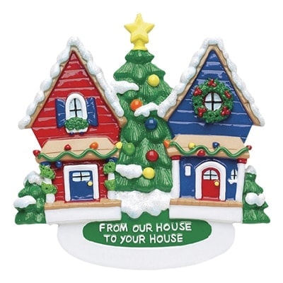 From Our House To Yours Personalized Christmas Ornament