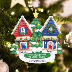 Personalized From Our House to Yours Christmas Ornament