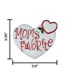 Moms Favorite Personalized Christmas Ornament