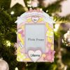 Personalized Babys First Christmas Girl Photoframe Christmas Ornament