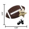 Football Star Personalized Christmas Ornament