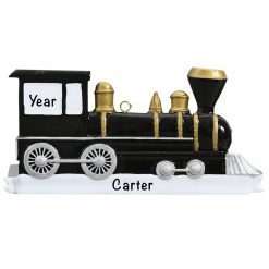 Locomotive Train Personalized Christmas Ornament