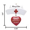 Worlds Greatest Nurse Personalized Christmas Ornament