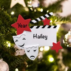 Personalized Drama Star Actor Christmas Ornament