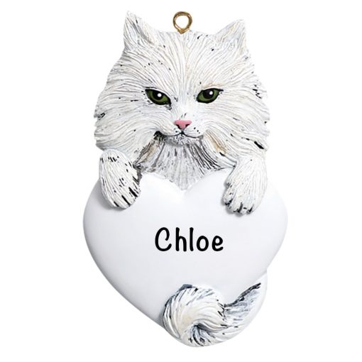 Persian Cat Personalized Christmas Ornament