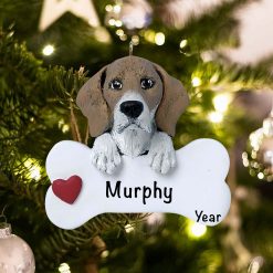 Personalized Beagle Christmas Ornament