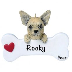 Chihuahua Personalized Christmas Ornament