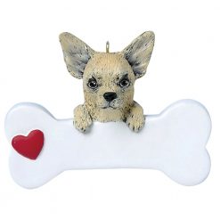 Chihuahua Personalized Christmas Ornament - Blank