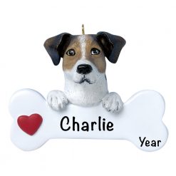 Jack Russel Personalized Christmas Ornament