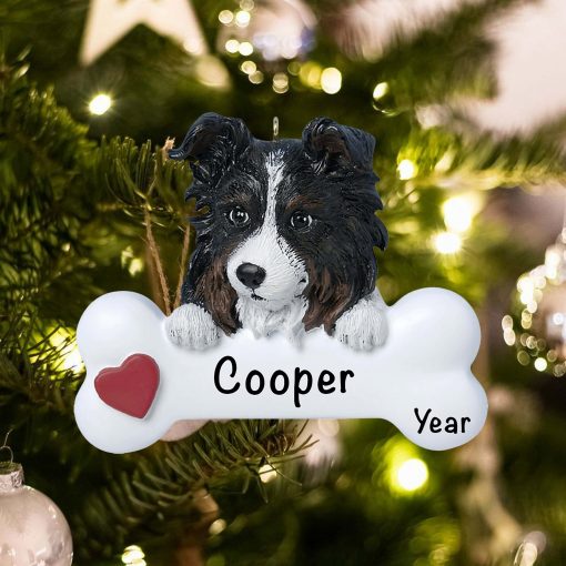 Personalized Australian Sheepdog Christmas Ornament