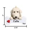 Labradoodle Personalized Christmas Ornament