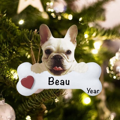 Personalized French Bulldog Christmas Ornament