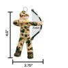 Hunter Bow and Arrow Personalized Christmas Ornament