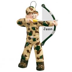 Hunting Archery Personalized Christmas Ornament