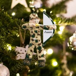 Personalized Hunting Archery Christmas Ornament