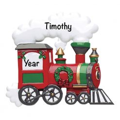 Holiday Train Personalized Christmas Ornament