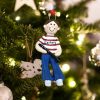 Personalized Clarinet Boy Christmas Ornament