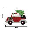 Car with Tree Couple Personalized Christmas Ornament