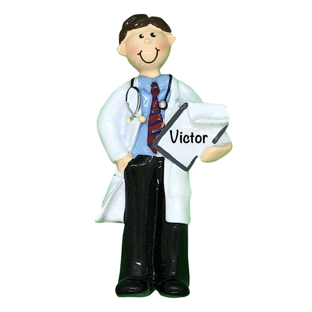 Doctor Guy Personalized Christmas Ornament