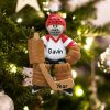 Personalized Ice Hockey Goalie Personalized Christmas Ornament