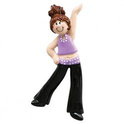 Dance Girl Personalized Christmas Ornament - Blank