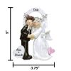 Wedding Arch Couple Personalized Christmas Ornament